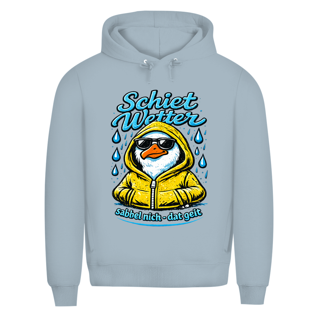 Hoodie Herren  "Schietwetter" #528 - einseitiger Druck