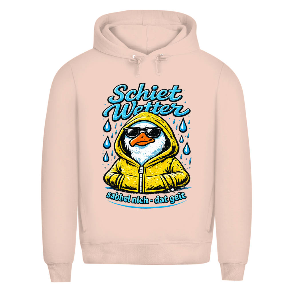 Hoodie Herren  "Schietwetter" #528 - einseitiger Druck
