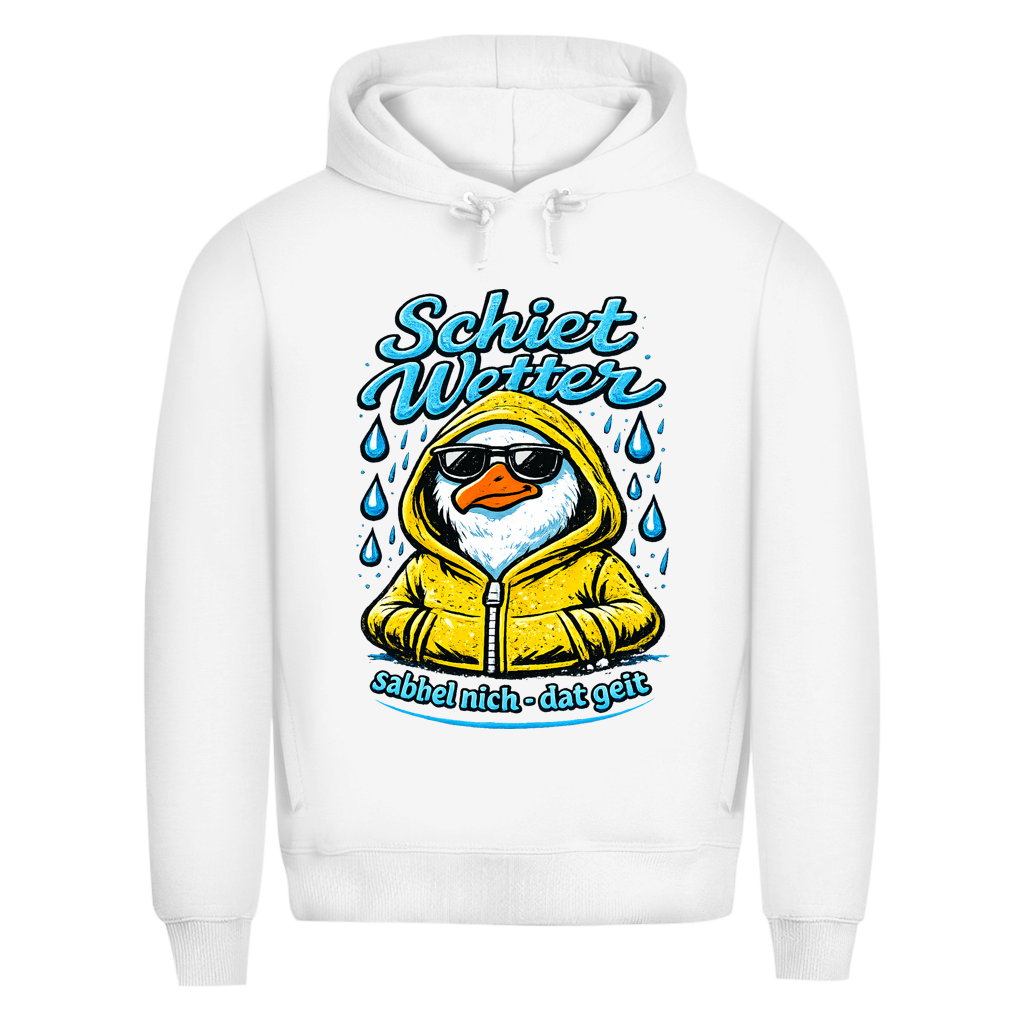 Hoodie Herren  "Schietwetter" #528 - einseitiger Druck