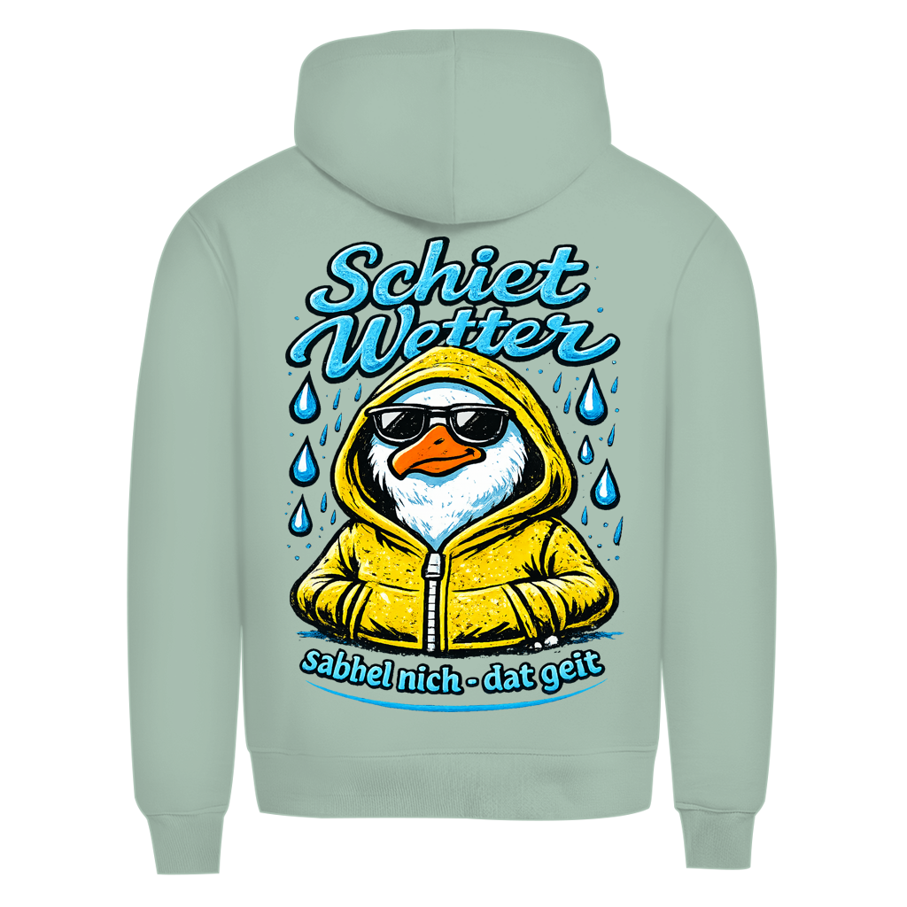 Hoodie Herren "Schietwetter" #528 - beidseitiger Druck
