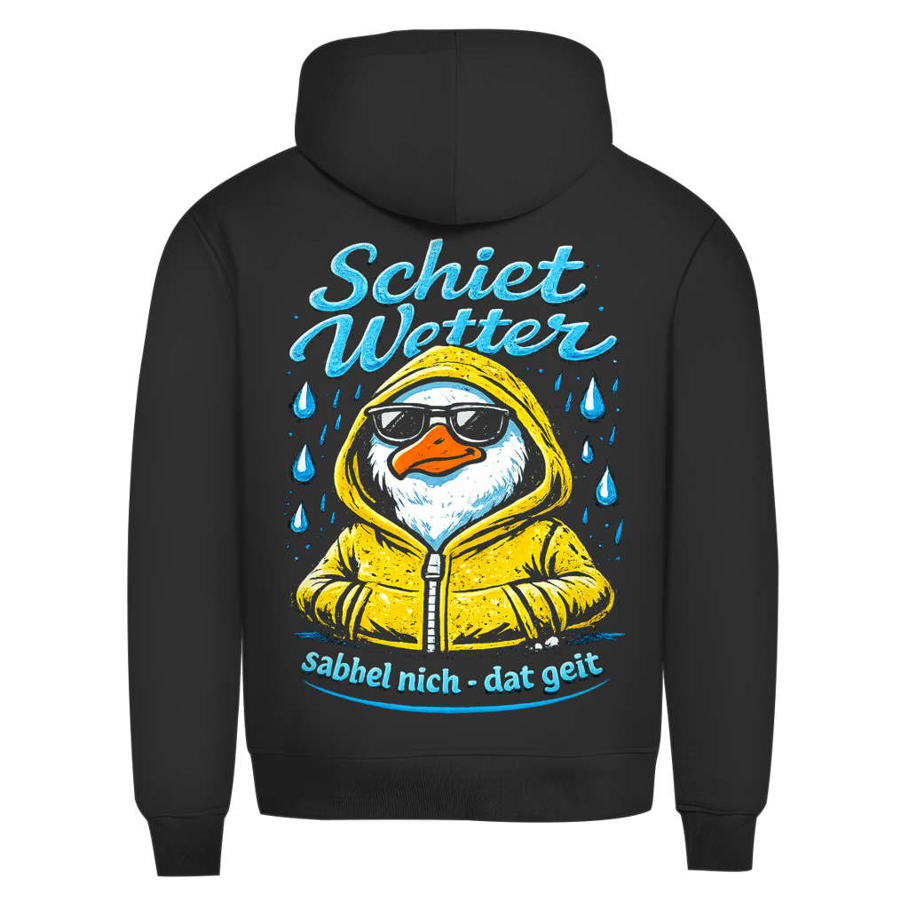 Hoodie Herren "Schietwetter" #528 - beidseitiger Druck