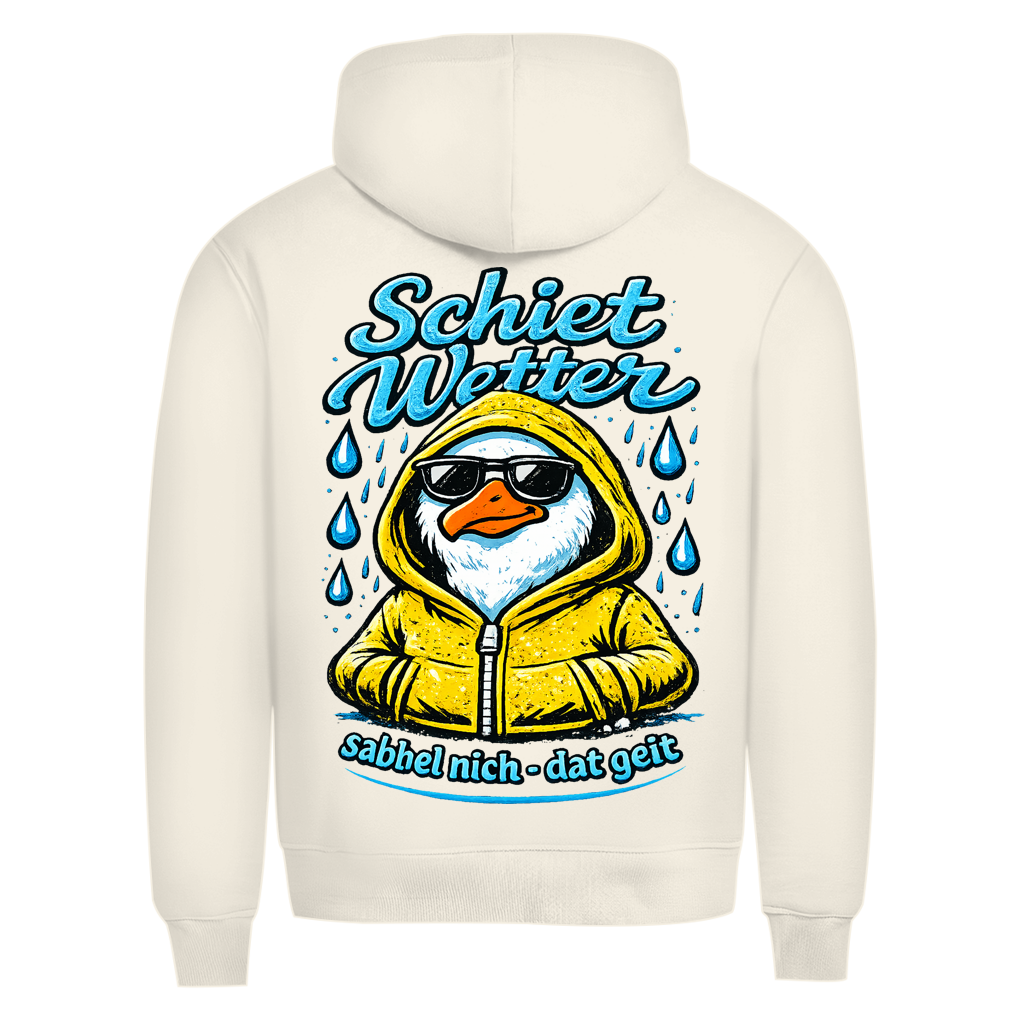 Hoodie Herren "Schietwetter" #528 - beidseitiger Druck
