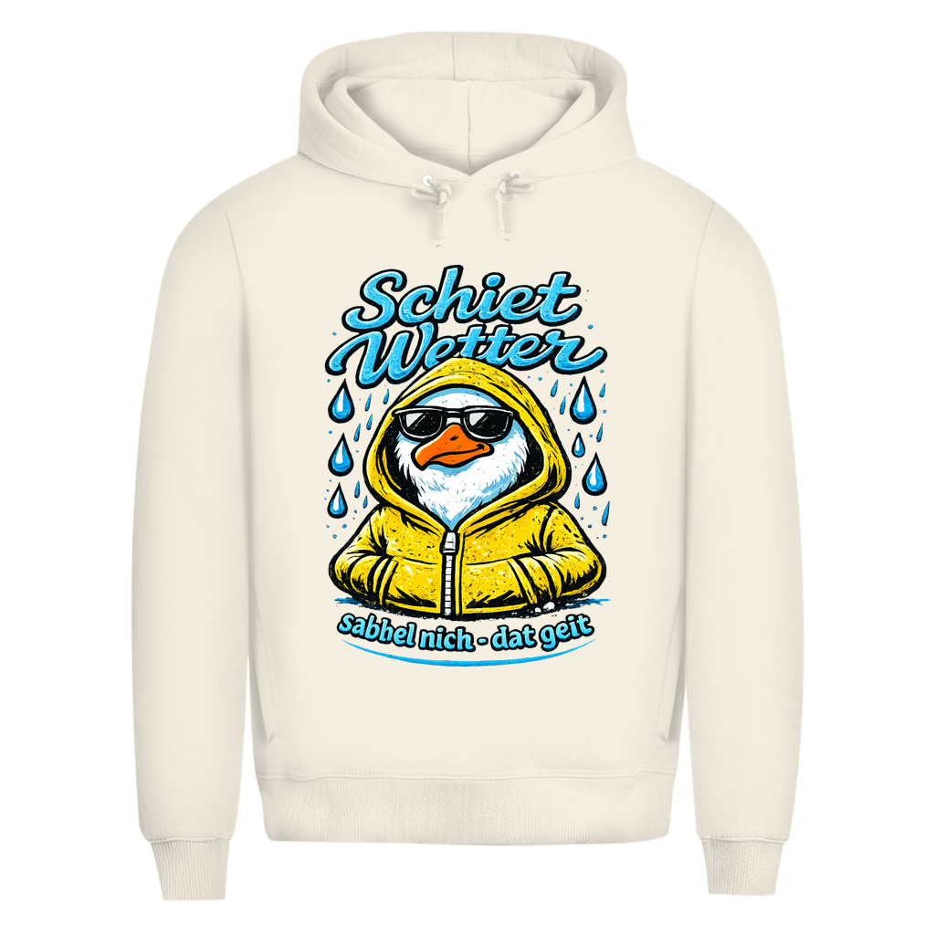 Hoodie Herren "Schietwetter" #528 - beidseitiger Druck