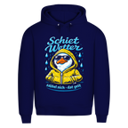 Hoodie Herren "Schietwetter" #528 - beidseitiger Druck