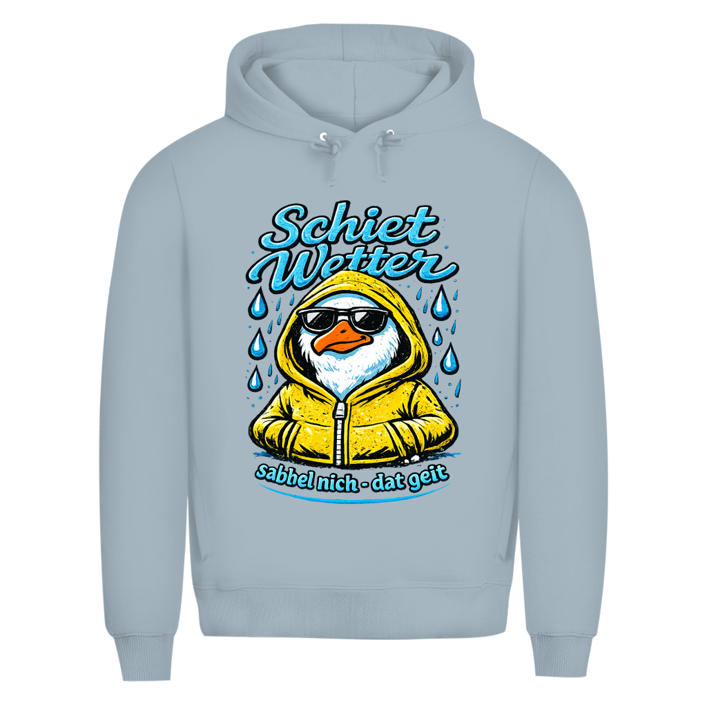 Hoodie Herren "Schietwetter" #528 - beidseitiger Druck