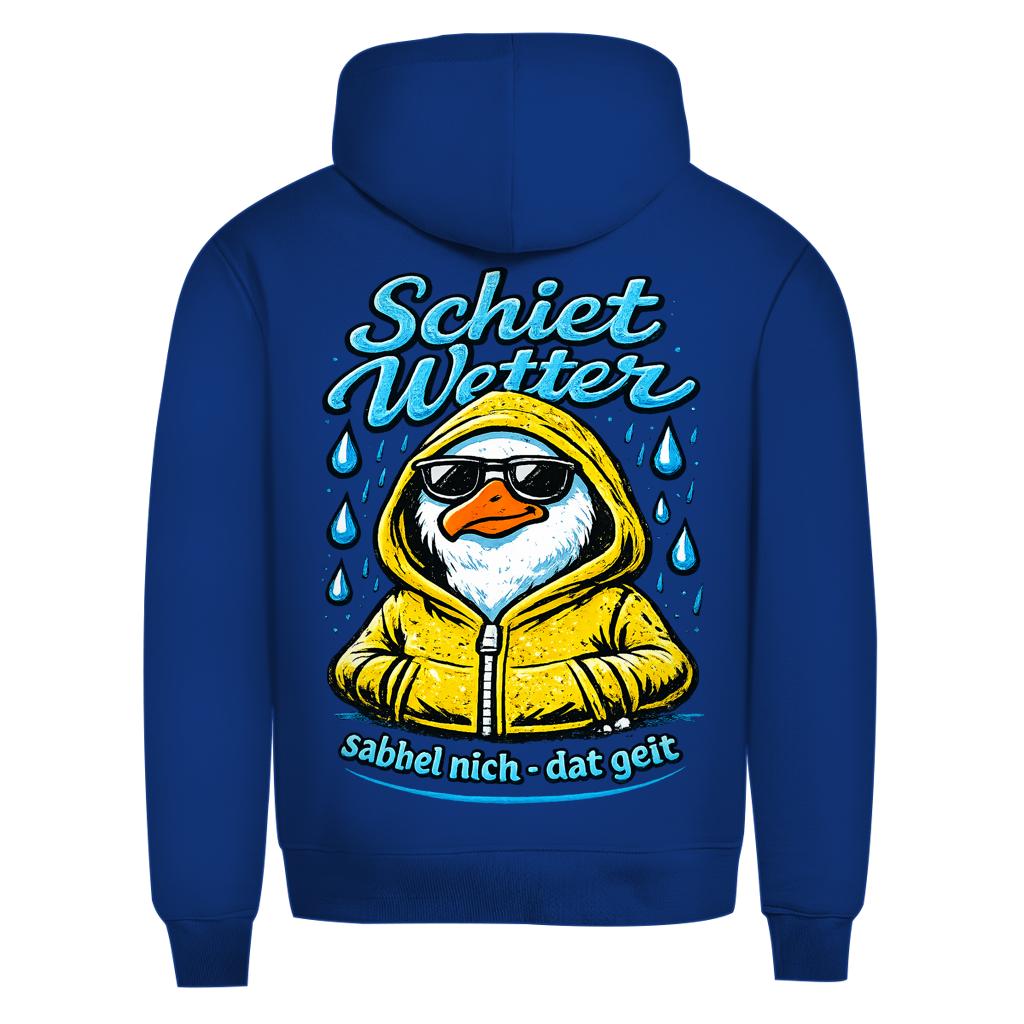 Hoodie Herren "Schietwetter" #528 - beidseitiger Druck