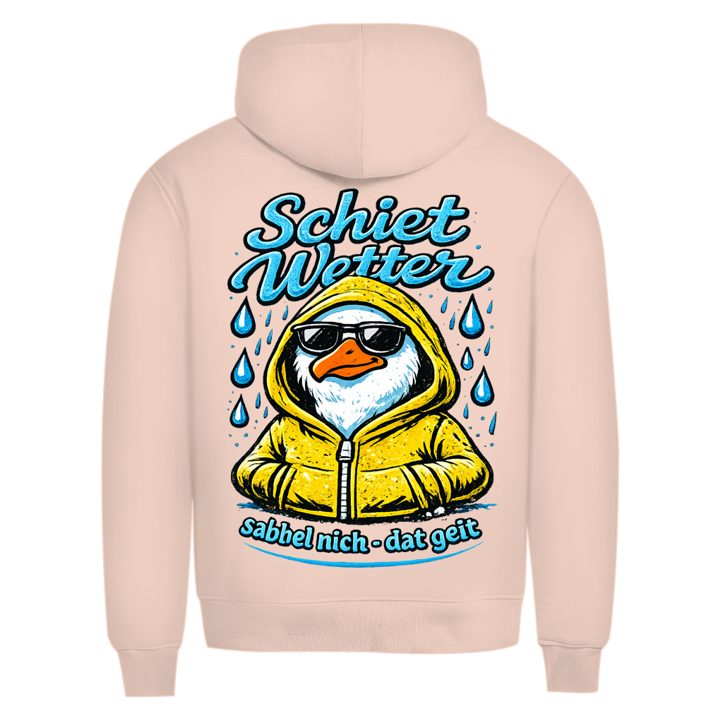 Hoodie Herren "Schietwetter" #528 - beidseitiger Druck