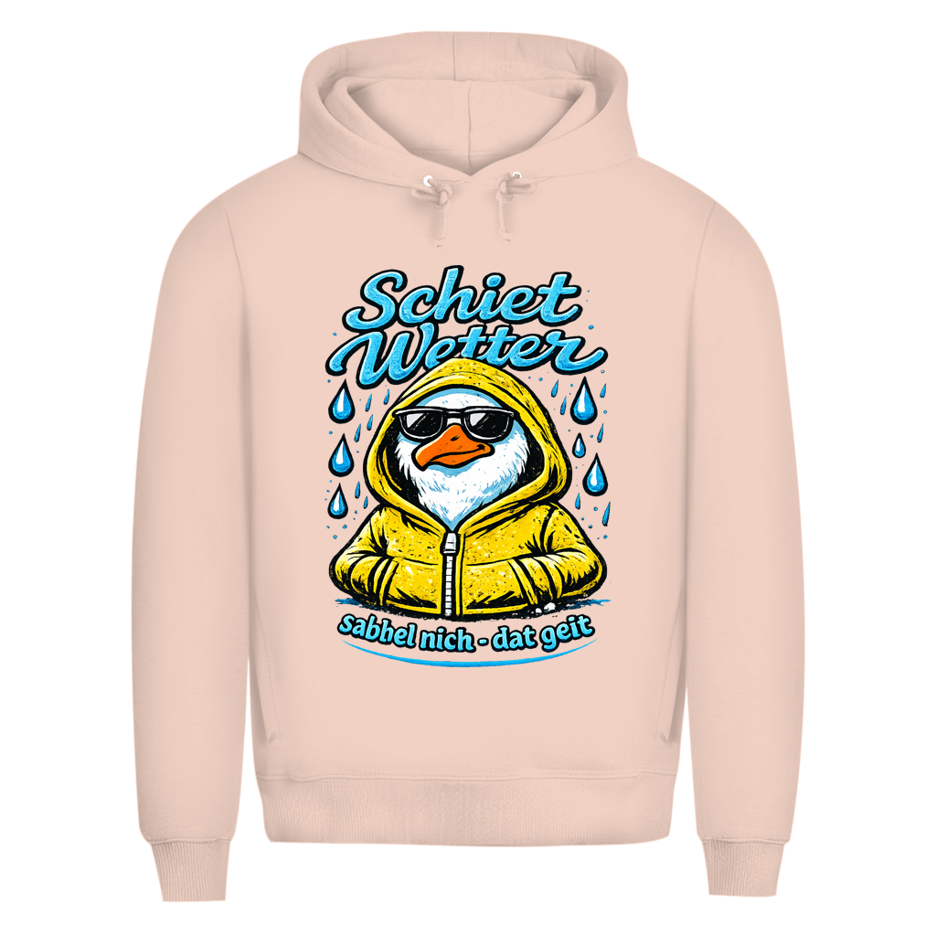 Hoodie Herren "Schietwetter" #528 - beidseitiger Druck
