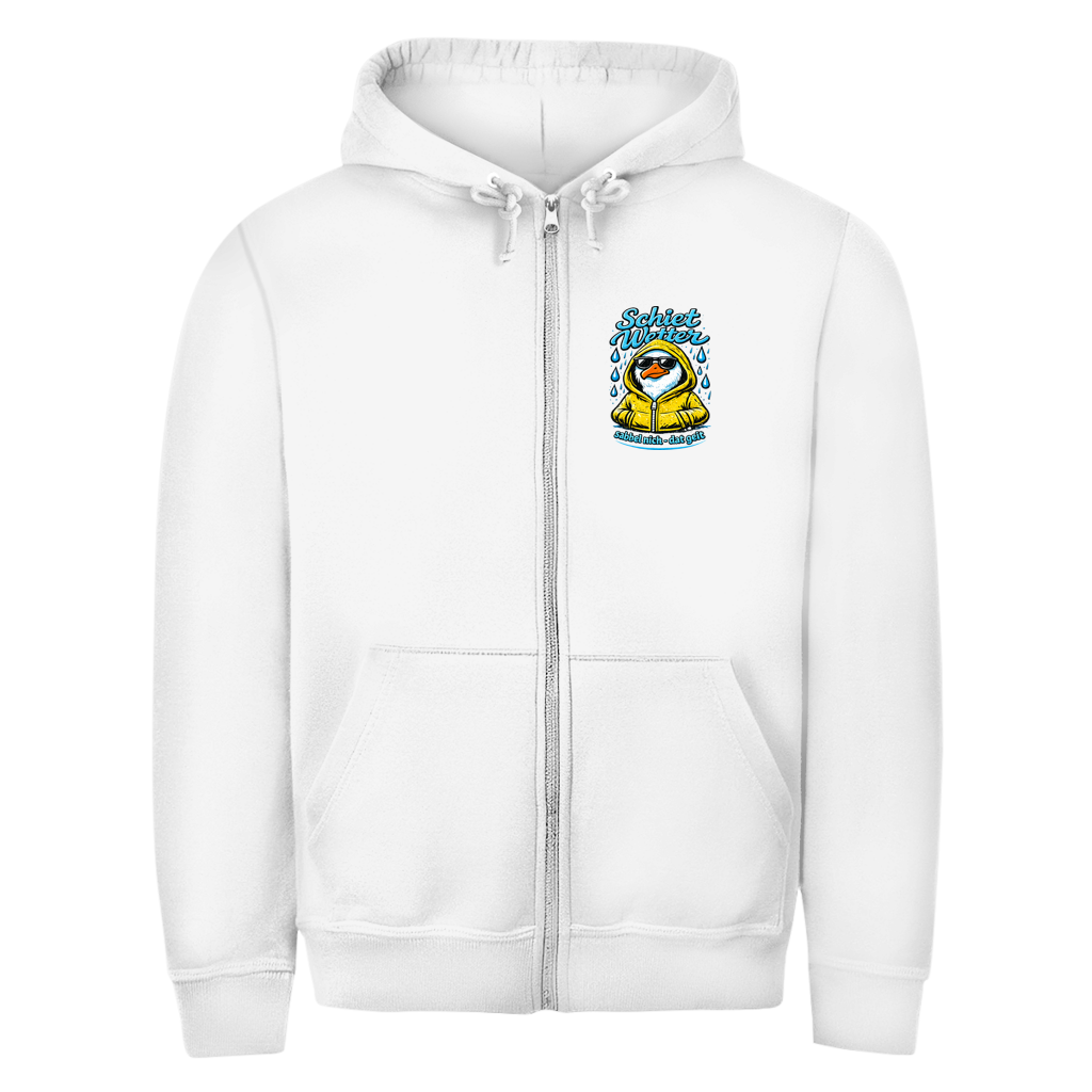 Hoodie-Jacke Schietwetter #528 - beidseitiger Druck
