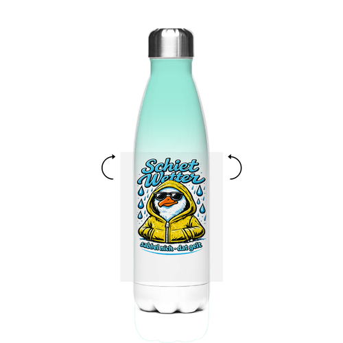 Edelstahl-Thermoflasche  Schietwetter #528