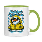 Keramik-Tasse zweifarbig  Schietwetter #528