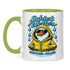 Keramik-Tasse zweifarbig  Schietwetter #528