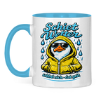 Keramik-Tasse zweifarbig  Schietwetter #528