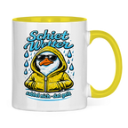 Keramik-Tasse zweifarbig  Schietwetter #528