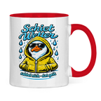 Keramik-Tasse zweifarbig  Schietwetter #528