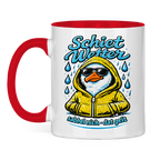 Keramik-Tasse zweifarbig  Schietwetter #528