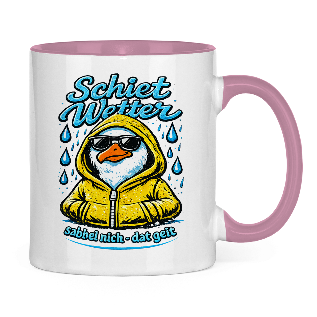 Keramik-Tasse zweifarbig  Schietwetter #528