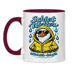 Keramik-Tasse zweifarbig  Schietwetter #528