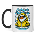 Keramik-Tasse zweifarbig  Schietwetter #528