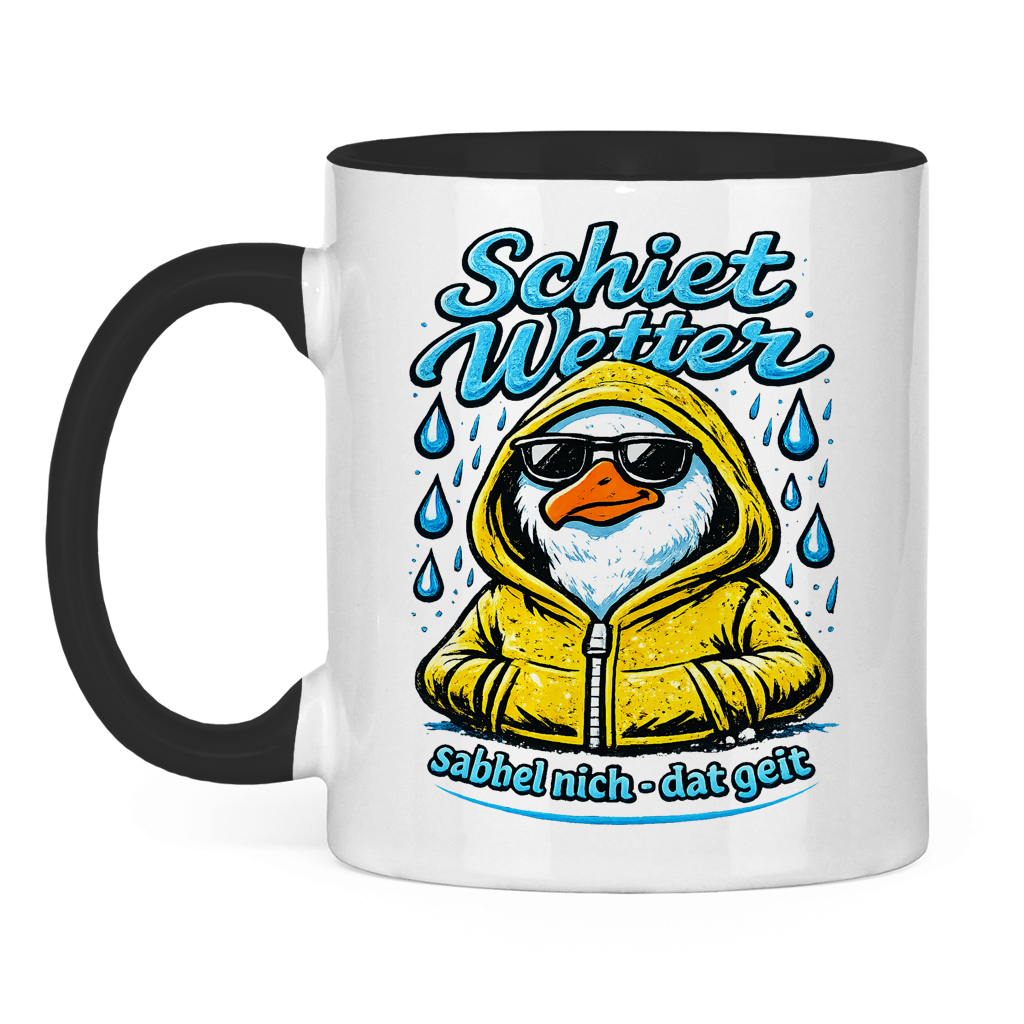 Keramik-Tasse zweifarbig  Schietwetter #528