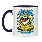 Keramik-Tasse zweifarbig  Schietwetter #528