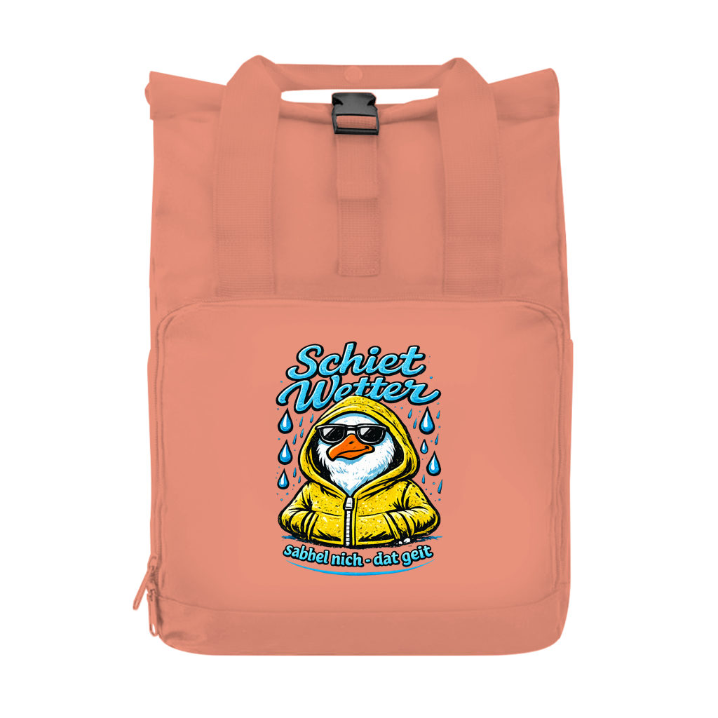 Rucksack mit Seitentasche  Schietwetter #528