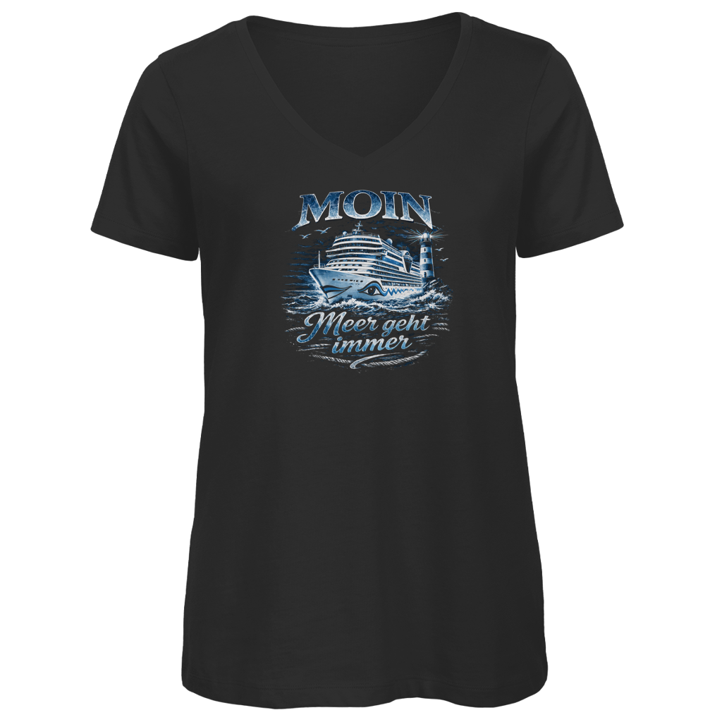 T-Shirt Damen V-Neck  Kreuzfahrt / Cruise #571