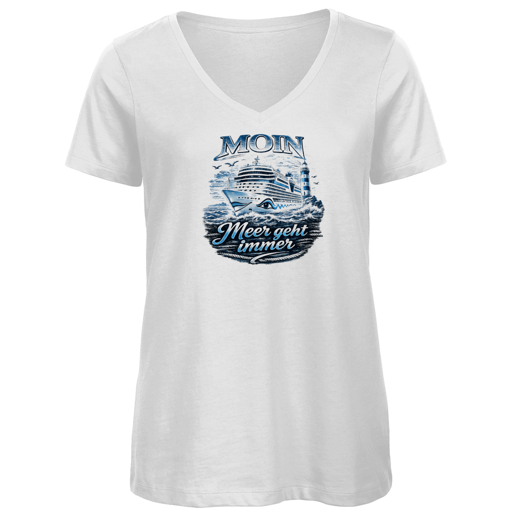 T-Shirt Damen V-Neck  Kreuzfahrt / Cruise #571