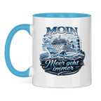 Keramik-Tasse zweifarbig   Kreuzfahrt / Cruise #571