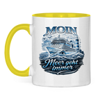 Keramik-Tasse zweifarbig   Kreuzfahrt / Cruise #571