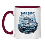 Keramik-Tasse zweifarbig   Kreuzfahrt / Cruise #571