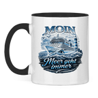 Keramik-Tasse zweifarbig   Kreuzfahrt / Cruise #571