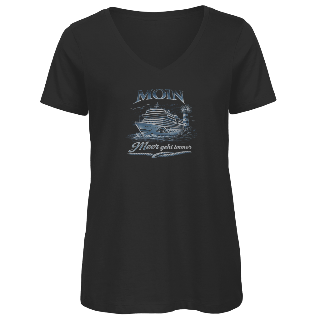 T-Shirt Damen V-Neck  Kreuzfahrt / Cruise #901