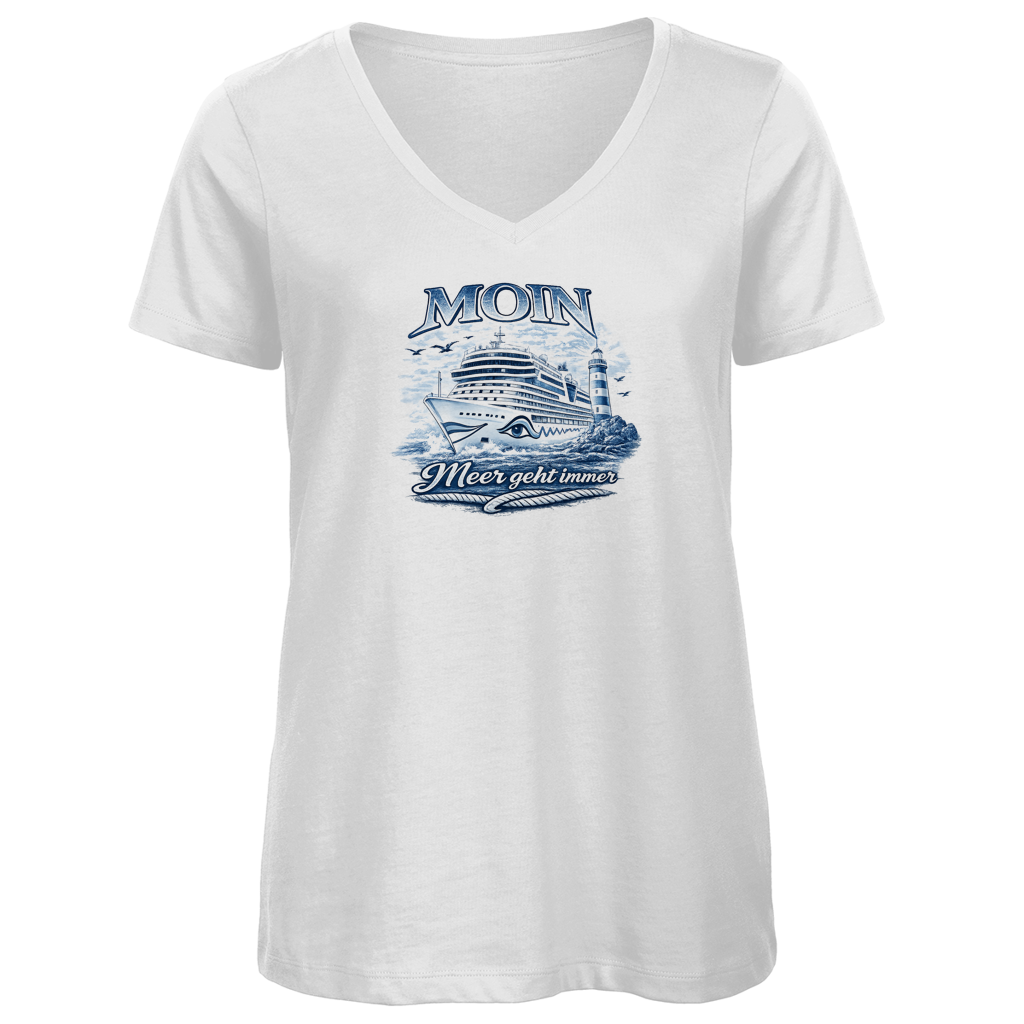 T-Shirt Damen V-Neck  Kreuzfahrt / Cruise #901