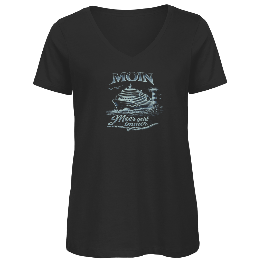 T-Shirt Damen V-Neck  Kreuzfahrt / Cruise #902