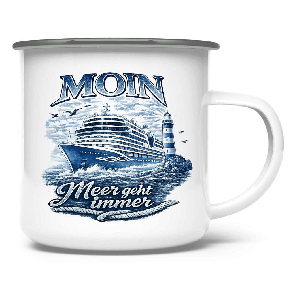 Emaille Tasse  Kreuzfahrt / Cruise #902