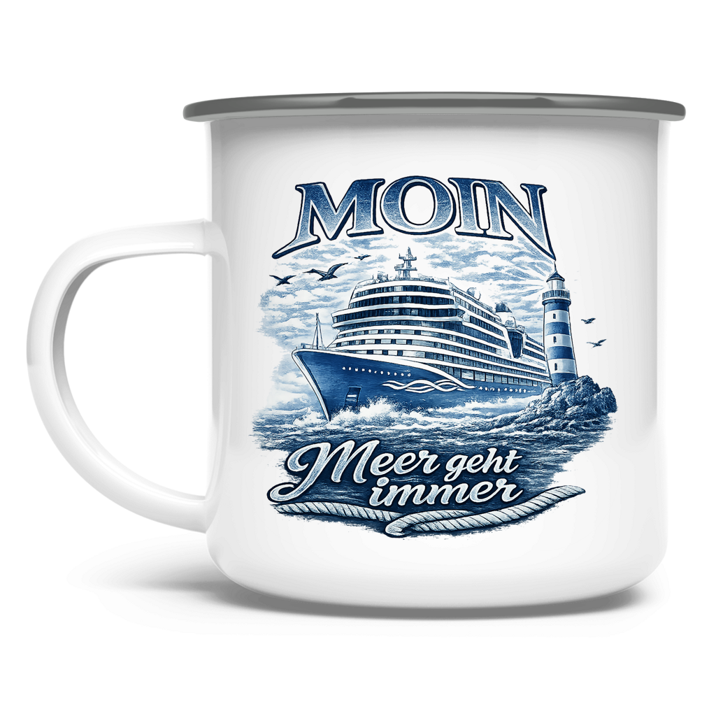 Emaille Tasse  Kreuzfahrt / Cruise #902