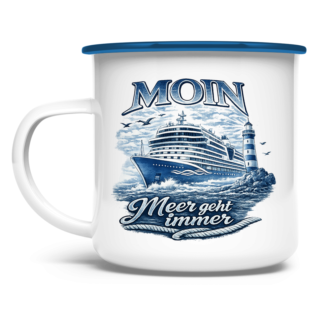 Emaille Tasse  Kreuzfahrt / Cruise #902
