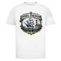 T-Shirt unisex Segelschiff #584 Insel Usedom - beidseitiger Druck