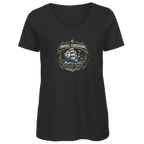 T-Shirt Damen V-Neck Segelschiff #584 Insel Usedom