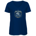 T-Shirt Damen V-Neck Segelschiff #584 Insel Usedom