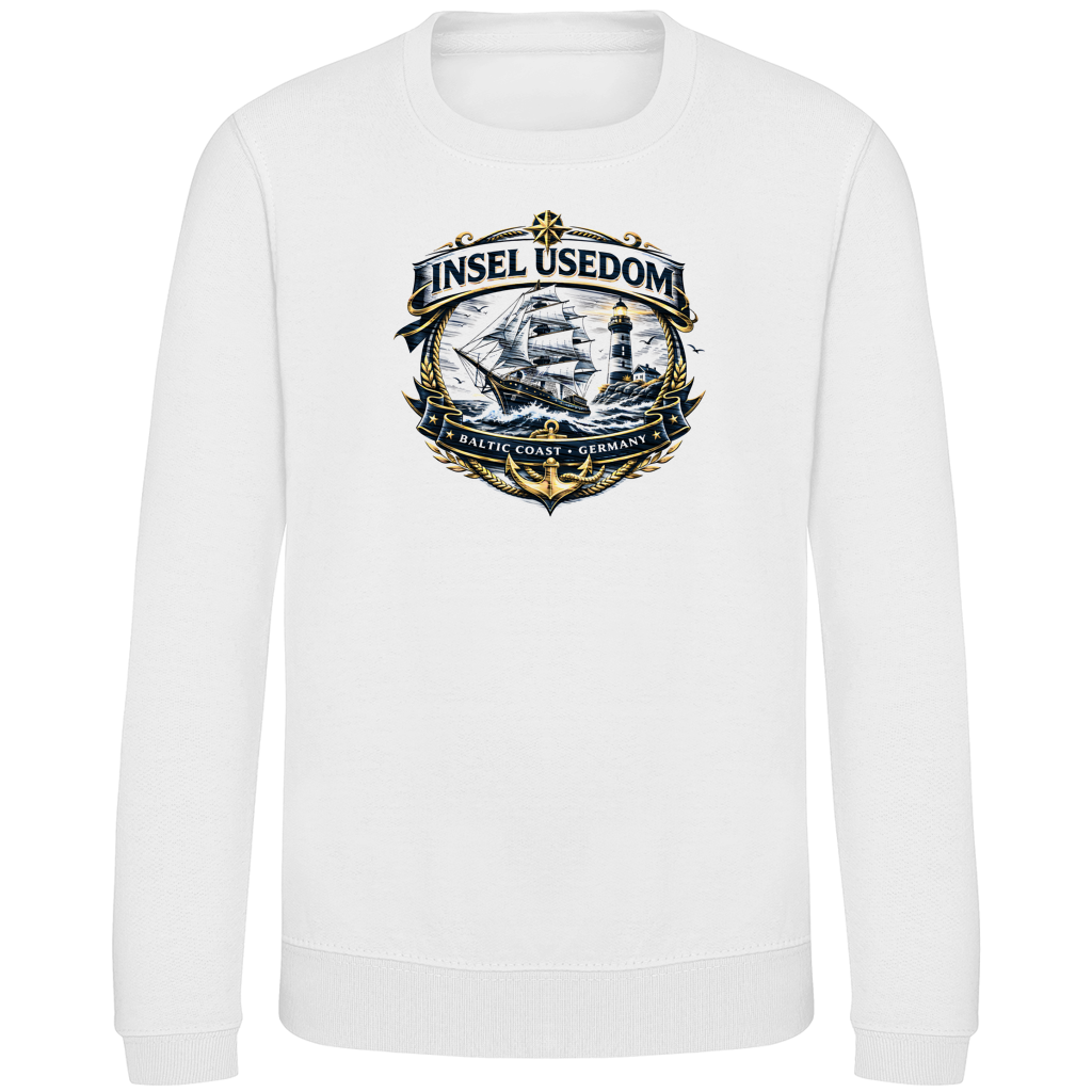 Sweatshirt Kinder  Segelschiff #584 Insel Usedom