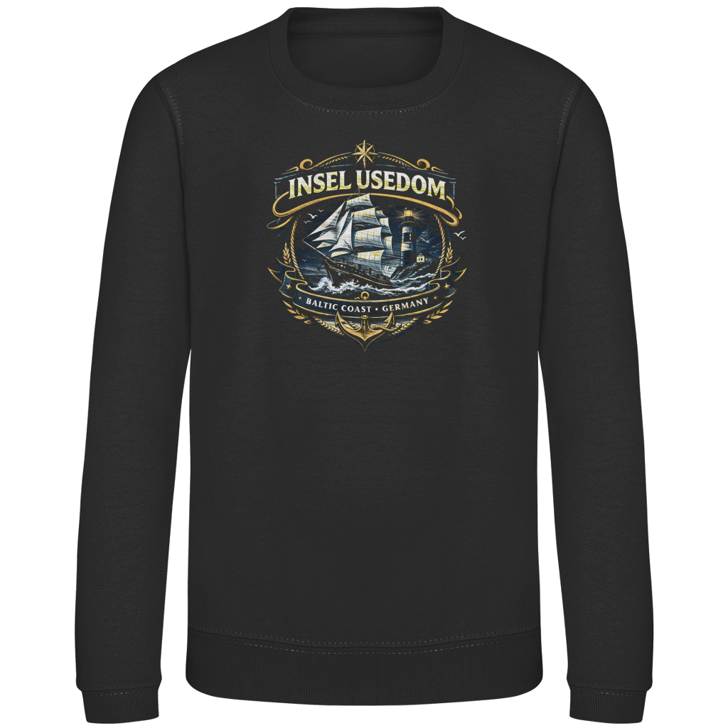 Sweatshirt Kinder  Segelschiff #584 Insel Usedom