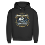 Hoodie Herren  Segelschiff #584 Insel Usedom - einseitiger Druck