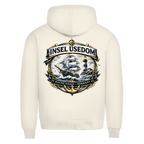 Hoodie Herren Segelschiff #584 Insel Usedom - beidseitiger Druck