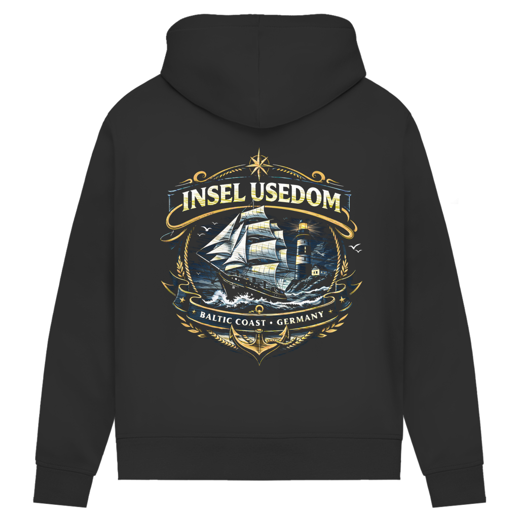 Hoodie Damen Segelschiff #584 Insel Usedom