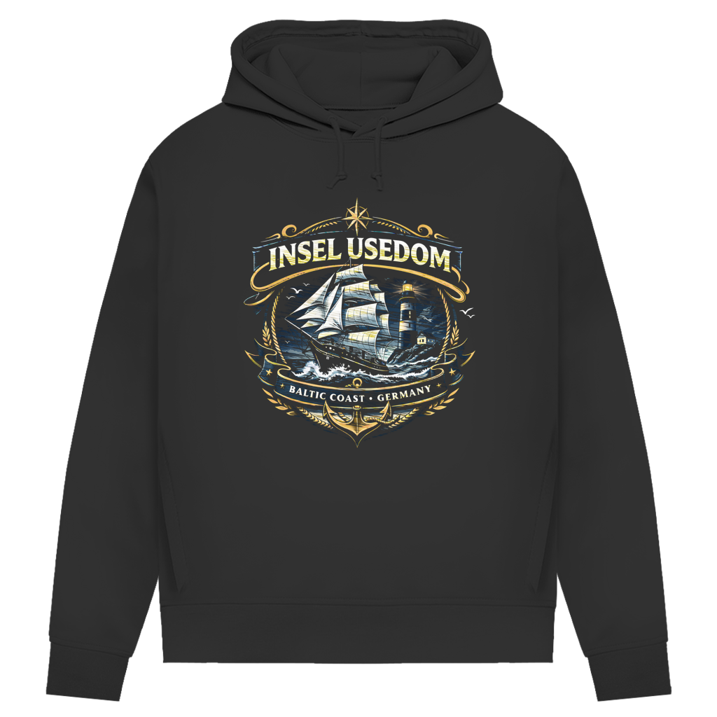 Hoodie Damen Segelschiff #584 Insel Usedom