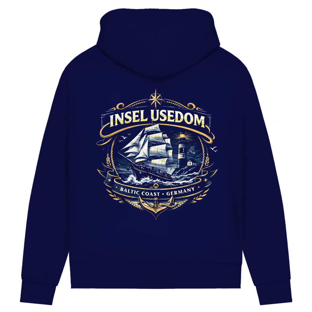 Hoodie Damen Segelschiff #584 Insel Usedom