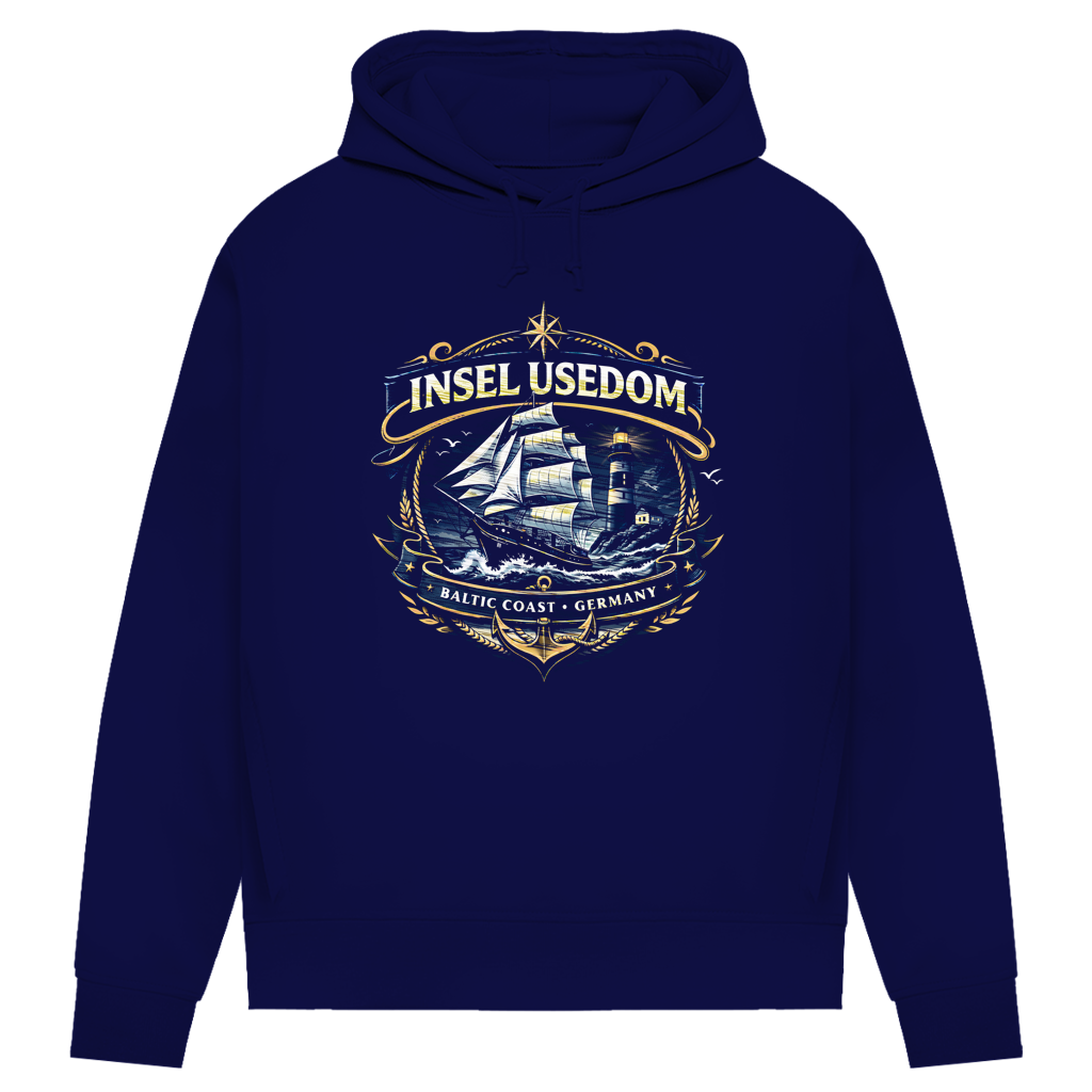 Hoodie Damen Segelschiff #584 Insel Usedom
