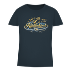 T-Shirt Damen  Küstenkind #600 blau-gold